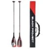 Black Project Hydro Flow X SUP Paddle -Best Surf Discount black project hydro flowx sup racing paddle with bag 1